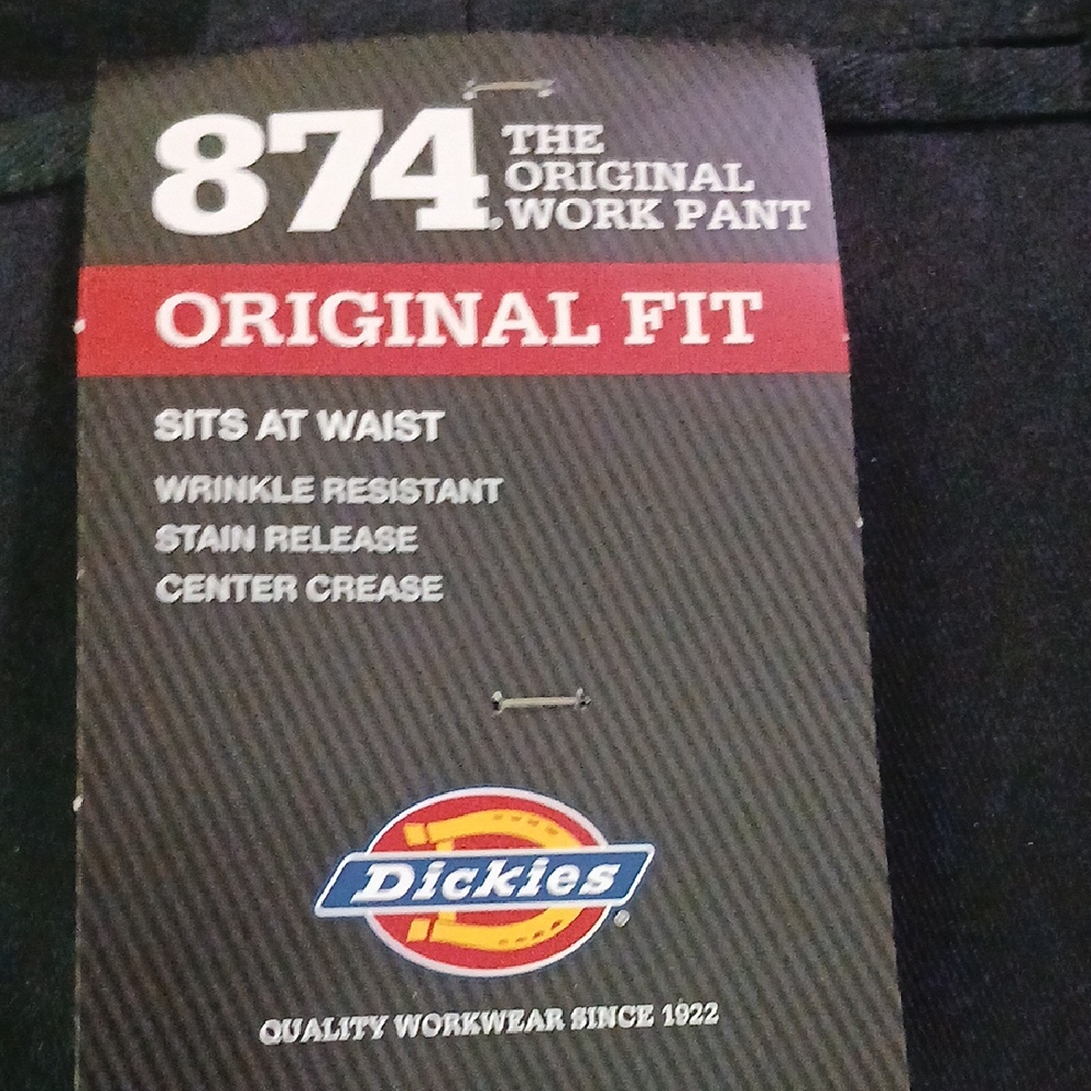 Dickies 874 Original Fit Work Pants - Black